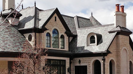 The beauty of genuine slate roofing without the extra weight