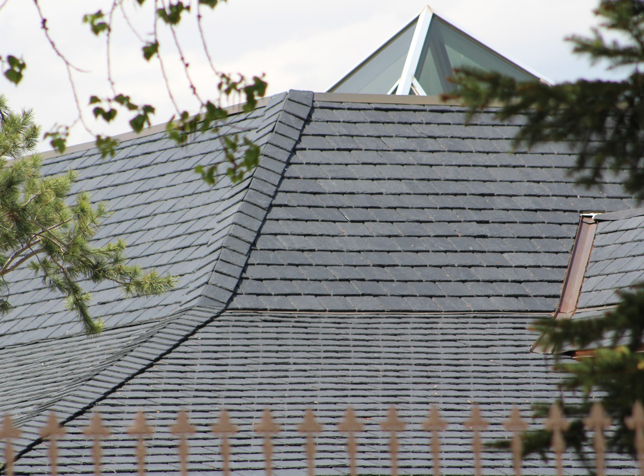 Slate Tec Tile roofing close up